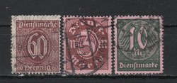 Deutsches Reich 0974 Mi hivatalos 66-68      6,00   Euró