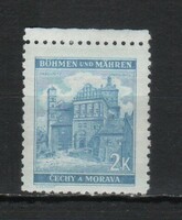 Német megszállás 0186 (Böhmen és Mähren) Mi 70 postatiszta       0,30 Euró