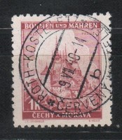 Német megszállás 0159 (Böhmen és Mähren) Mi 28       0,40 Euró