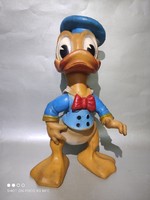 Walt Disney Donald kacsa nagy méretű eredeti jelzett gumi figura 1968 - ból