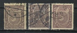 Deutsches Reich 0958 Mi hivatalos 33 a,b,c     38,00   Euró