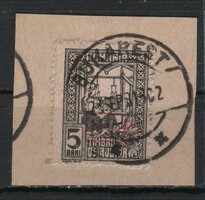Német megszállás 0137 (Románia) Mi hadiadó bélyeg 5 a kivágáson         7,00 Euró