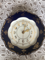 Zsolnay pompadour i porcelain wall clock