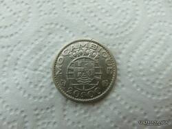 Portugália - Mozambik ezüst 20 escudo 1955 10 gramm