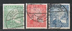 Deutsches Reich 0930 Mi 372-374      2,40   Euró