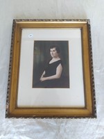 Antique Picture Frame with Damage, shown in photo