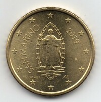 San Marino 50 eurócent, 2019, aUNC