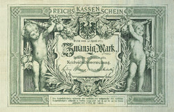 Replica - 20 reichsmark (imperial mark), 1882﻿ - the rarest