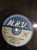 M.H.V. The 78-rev record's raven ilona started out as parlez moi d' amour vinyl