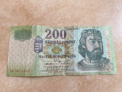 200 Ft-os bankjegy FB 2005