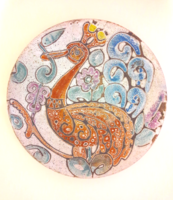 Marked wall decoration plate 22 cm