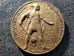 Budapest (Buda) Gymnastics Association 1869 lajos botond berán 40.5mm bronze commemorative medal (id79281)