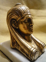 Bronze pharaoh head - bust 181025