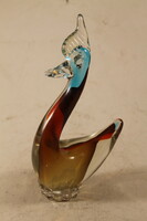 Murano style glass swan 409