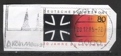 Kivágások 0155 (Bundes) Mi 1256        0,60 Euró