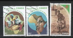 Kongó 0137 (Brazzaville) Mi 1431-1433   3,40 Euró