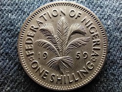 Nigeria ii. Elizabeth (1952-1959) 1 shilling 1959 (id60362)