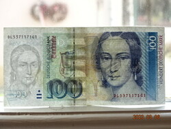 NÉMETORSZÁG NYUGATNÉMET NÉMET 100 DM MÁRKA MARK