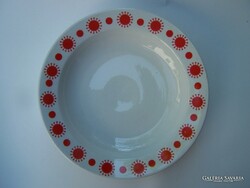 For replacement! Alföldi retro porcelain soup plate with sundae, diameter 23 cm, beautiful, flawless condition