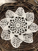 Crochet lace small star-shaped spreading needlework 4.No.