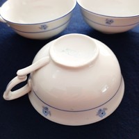 RFH csehszlovák porcelán kávés csészék kék mintával