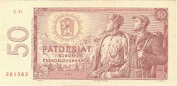 50 korun korona 1964 Csehszlovákia 2.