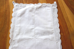 Antik régi népi hagyományőrző fesű tartó tok azsúr 52 x 21 cm