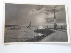 D198004 postcard Siófok sunset - photo card 1935