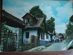 Régi képeslap, Börzsöny, Zebegény, Táncsics Mihály út, 1970 -es évek