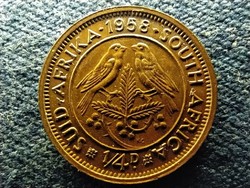 Dél-Afrikai Köztársaság II. Erzsébet 1/4 Penny 1958 (id64908)