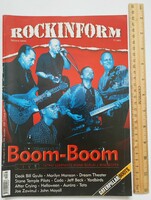 Rockinform magazin 99/12 Boom-Boom Dream Theater Mayall Pokolgép Stone Temple Manson Helloween
