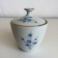 Zeh-scherzer germany blue floral - unforgettable porcelain sugar bowl