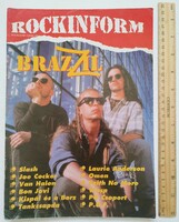 Rockinform magazin 95/7-8 Brazzil Slash Faith No More Siouxsie WASP Gamma Ray Sick Of It All Omen
