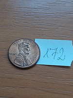 USA 1 CENT 1996 / D,  Abraham Lincoln, Cink réz bevonattal  172.
