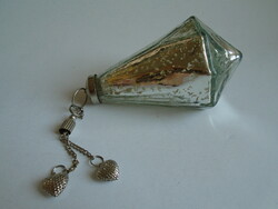 Karácsonyi dísz foncsorozott, vastag falú,   lakás dísz. 12 cm.