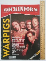 Rockinform magazin 99/7-8 Warpigs Metallica Suede Jethro Tull Mike Oldfield Canned Heat Skunk Anansi