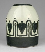 1O191 Jenő Pálla (1883-1958) folk art nouveau ceramic vase 1915