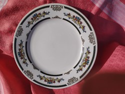 Angol porcelán , nagy lapos kínáló tál , asztalközép