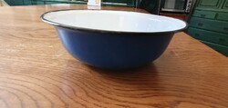 Blue enamel bowl 22 cm