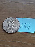 USA 1 CENT 2003 / D,  Abraham Lincoln, Cink réz bevonattal  162.