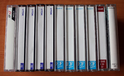 11 Used once preserved tape cassette retro vintage