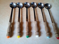 6 small spoons 15 cm