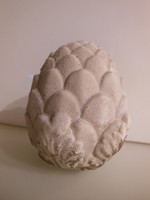 Figurine - artichoke - 13 x 10 cm - ceramic - a small chip on the petal looks big in the picture