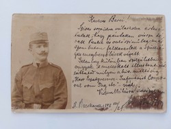 Old postcard 1898 postcard Nagy-Becskerek military photo