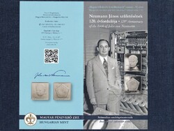 120th anniversary of the birth of János Neumann of Hungary. 3000 HUF 2023 brochure (id78695)