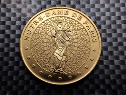 Franciaország Monnaie de Paris Notre Dame La Vierge à l'enfant  turisztikai zseton