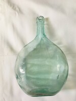 Türkiz üveg butella váza palack