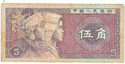 People's Republic of China 5 jiao 1980 fa