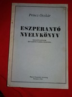 1984. Oszkár Princz: Esperanto language book booklet book Esperanto association