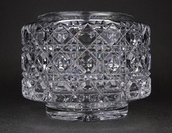 1O225 baccarat polished French crystal vase 12 x 15 cm